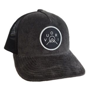 Vuori Summit Cord Trucker Hat - Charcoal